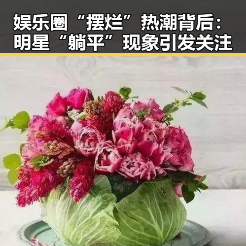 娱乐圈“摆烂”热潮背后：明星“躺平”现象引发关注